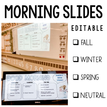 Preview of Morning Slides