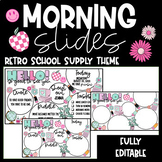 Morning Slides {Retro School Theme}