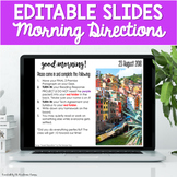 Daily Schedule Digital and Editable Google Slides™ and PowerPoint