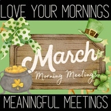 Morning Slides - Morning Meetings for March - School Annou