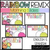 Morning Slides // Rainbow Remix 90's retro decor classroom decor