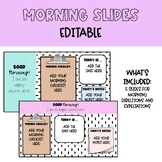 Morning Slides Template