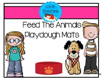Preview of Playdough Mats - Feed The Animals