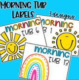 Morning Tub Labels--3 Designs