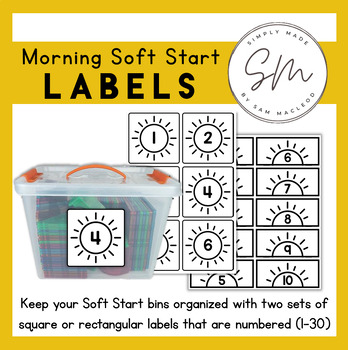 Preview of Morning Tub Soft Start Labels