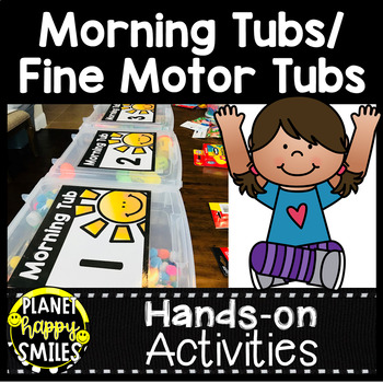 Preview of Morning Tubs or Fine Motor Tubs Pack