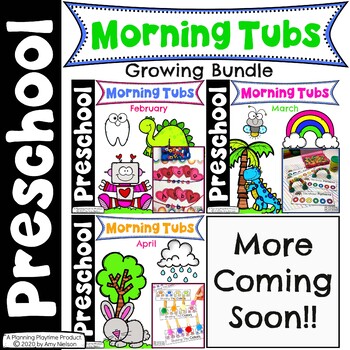 Preview of Morning Tubs Bundle Preschool