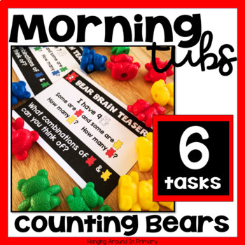 Preview of Morning Tubs | Math Centers with Counting Bears