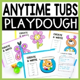 Morning Tubs, Math and Literacy Playdough Mats and Activity Bins
