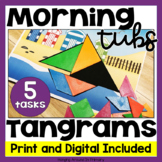 Morning Tubs | Morning Work with Tangrams BUNDLE