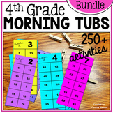 4th Grade Morning Tubs Work Bin Hands-on Activities Fall, 