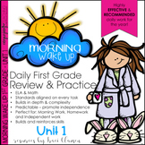 Morning Work 1st Grade CCSS - Morning Wake Up UNIT 1