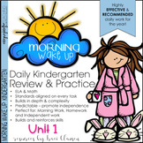 Morning Work Kindergarten CCSS - Morning Wake Up UNIT 1