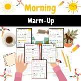 Morning Warm-Up Worksheet | Creativity Challenges and Acti