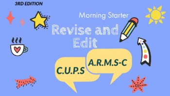 Preview of Morning Warmup Revise and Edit with C.U.P.S AND ARSM-C 3rd EDITION