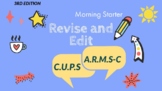 Morning Warmup Revise and Edit with C.U.P.S AND ARSM-C 3rd