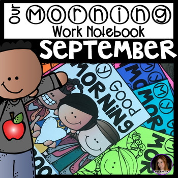 Preview of Back to School (September) Morning Work Notebook Unit 1 Kindergarten