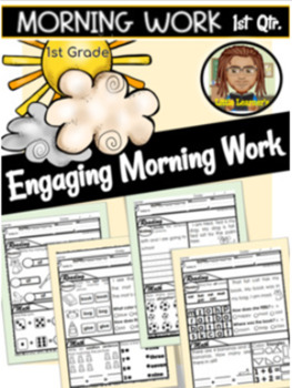 Preview of Morning Work 1st Grade | First Grade Morning Work | Back to School | BUNDLE