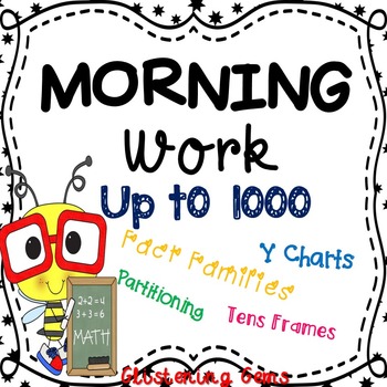Preview of Morning Work Printables - 2nd Grade Math Morning Work