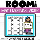 Morning Work 2nd Grade Boom Cards Week 2