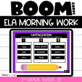 Morning Work 2nd Grade ELA Boom Cards Week 2