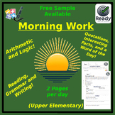 Morning Work: Month 1 (Upper Elementary)