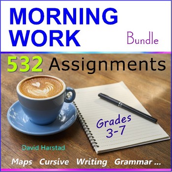 Preview of Morning Work Bundle (4th, 5th, 6th Grade)