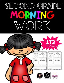 Preview of Morning Work / Bell Ringers For 2nd (second) Graders (172 pages!)
