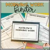 Morning Work Binder (Secondary Special Education)