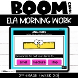 Morning Work Boom Cards™ 2nd Grade Week 20 {digital} Daily