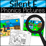 Long Vowel Silent E Picture Search Worksheets Sneaky E Mag