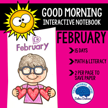 Preview of Morning Work - Interactive Notebook February (15 days)