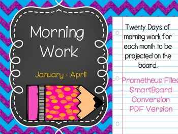 Preview of Morning Work {{January-April}}