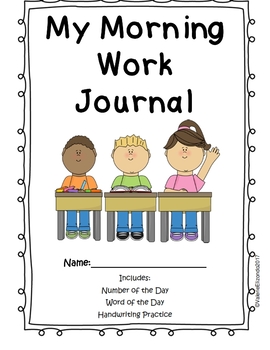 Morning Work Journal by Valerie Elizondo | Teachers Pay Teachers