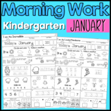 Morning Work Kindergarten January No Prep Printables Diffe
