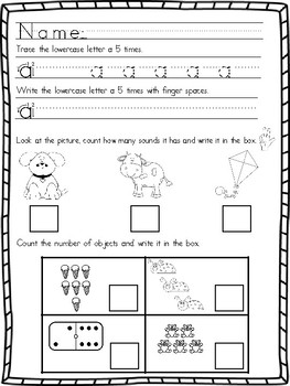 Kindergarten Morning Work by Wishful Learning by Beckie Lee | TpT