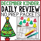 December Kindergarten Morning Work Homework Packet | Chris