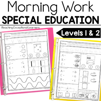 Preview of Morning Work Bundle Special Education