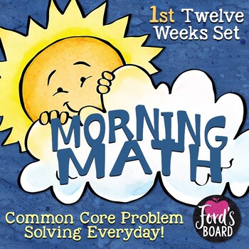 Preview of 3rd Grade Math Morning Work | 3rd Grade Morning Work