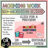 Morning Work | Morning Slides 26 WEEKS