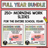 Morning Work | Morning Slides FULL YEAR BUNDLE