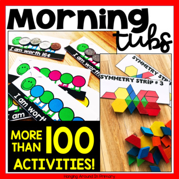Preview of Morning Work - Morning Tubs - Math Centers - Fast Finishers -Hands On Activities