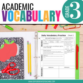 Preview of 3rd Grade Word of the Week: Vocabulary Activities to Boost Academic Language