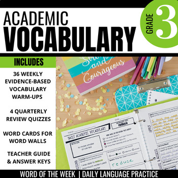 Preview of 3rd Grade Word of the Week: Vocabulary Activities to Boost Academic Language