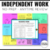 Morning Work No-Prep Independent Work Packet | Special Ed 