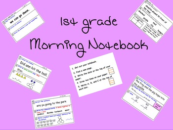 Preview of Morning Work Notebook (ActivInspire)