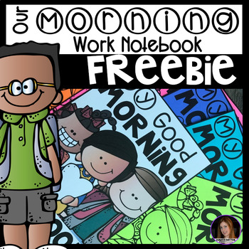 Preview of Morning Work Notebook Freebie for Kindergarten
