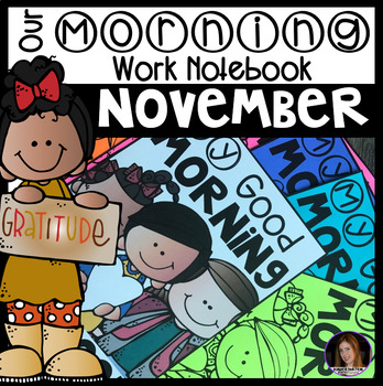 Preview of November Math and Literacy Morning Work Unit 3 Kindergarten | Thanksgiving