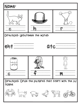 morning work phonics worksheets by moe stuff tpt