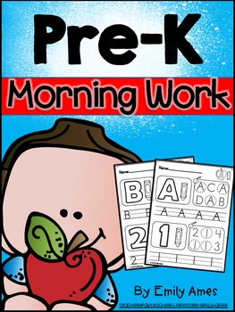 Preview of Morning Work:  Pre-K (130 pages)